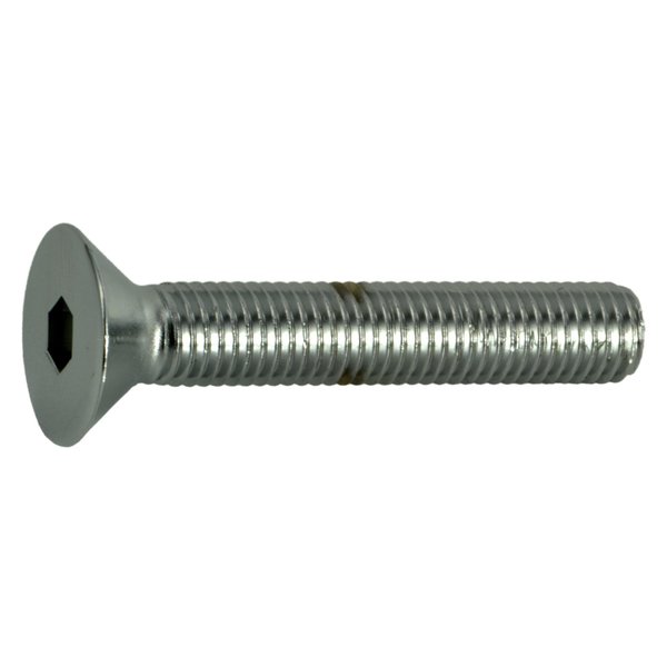 Midwest Fastener 1/4"-28 Socket Head Cap Screw, Chrome Plated Steel, 1-1/2 in Length, 5 PK 32735